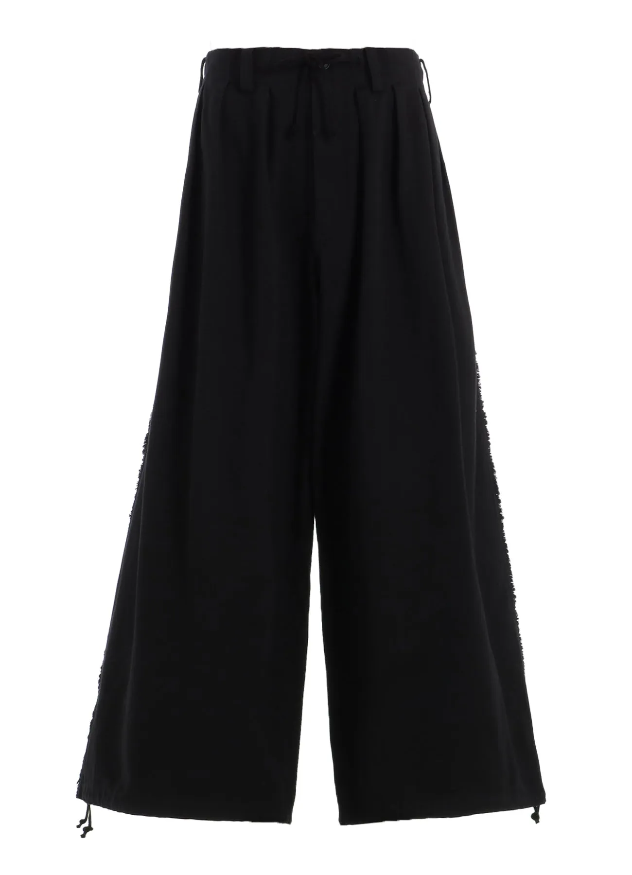 COTTON DRILL CUT-OUT BALLOON PANTS