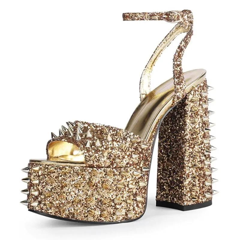 Hell's Thorns Platform Sandals
