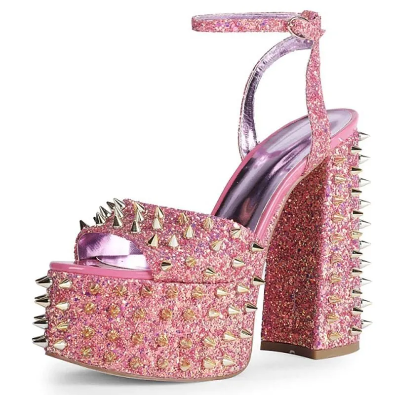 Hell's Thorns Platform Sandals