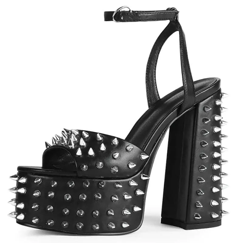 Hell's Thorns Platform Sandals