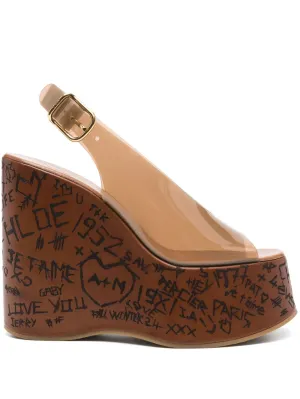 Maxime Wedge Sandal in Sunny Brown