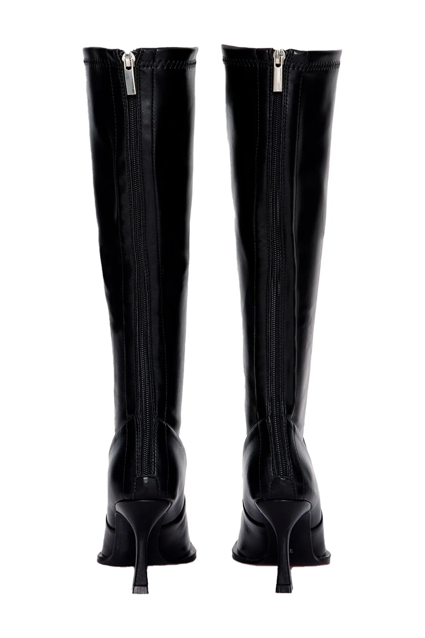 POINTED TOE HEELED BOOTS