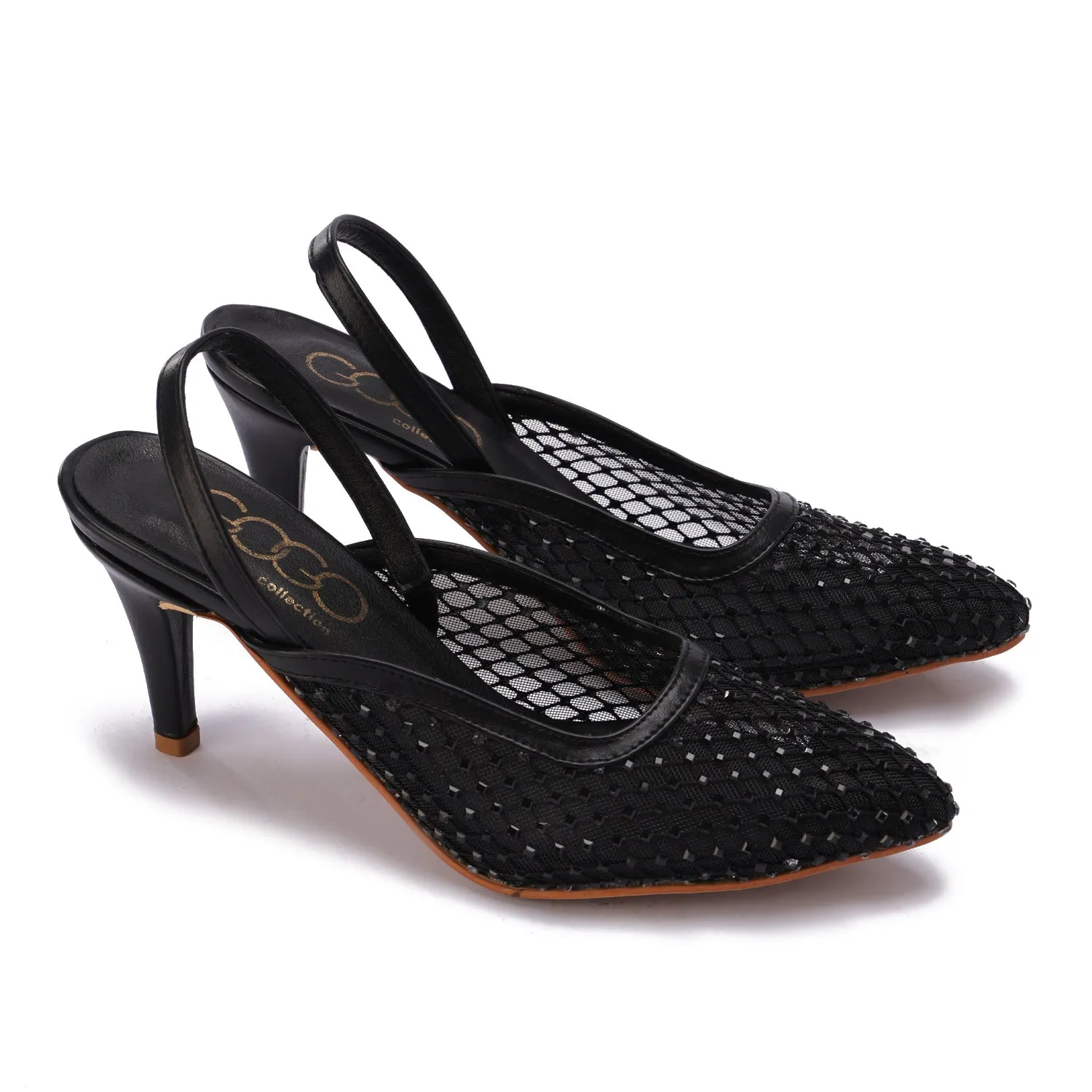 Stiletto Heels - Black