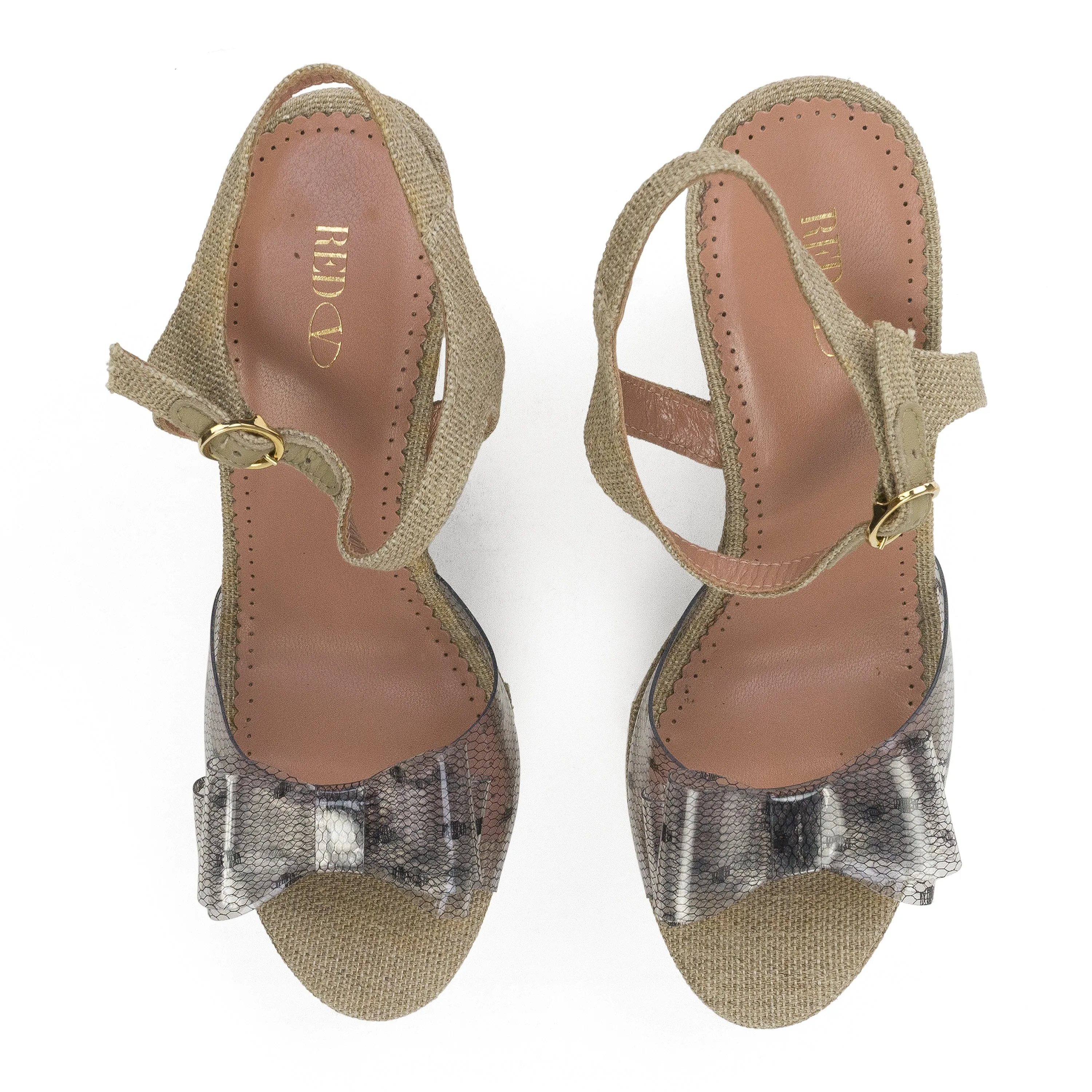 TAN WEDGE HEELS