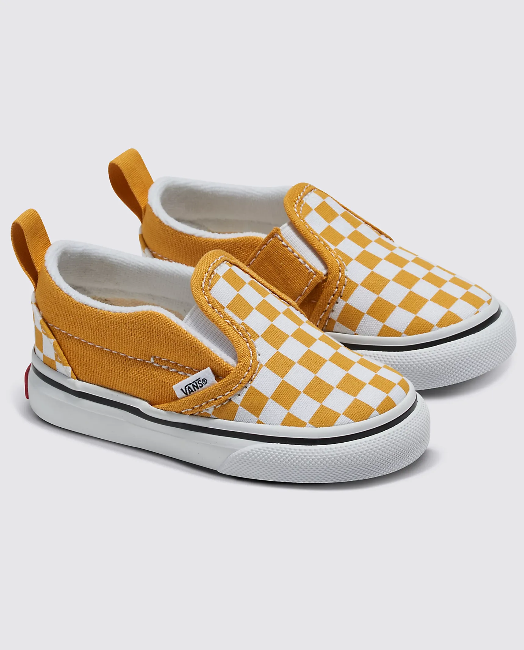 Toddler Slip-On V Color Theory Checkerboard (Golden Glow)